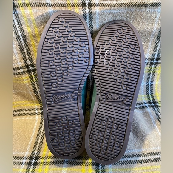 NWOT  DOONEY & BOURKE x PARABOOT Special Edition Boat Shoes Green Leather - Picture 7 of 9